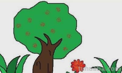 木棉花简笔画怎么画 如何画木棉花书签？