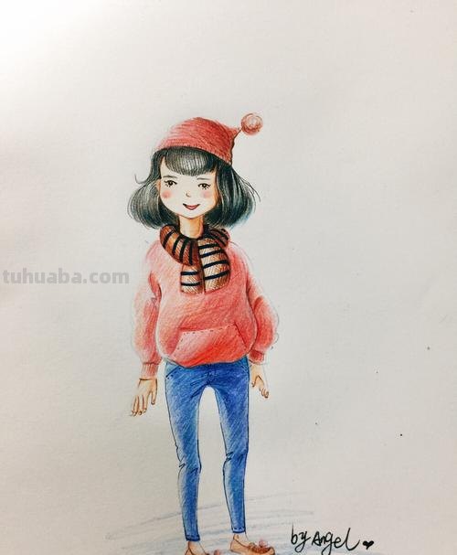 怎么画彩铅简单的小人 如何用彩铅画卡通人物?