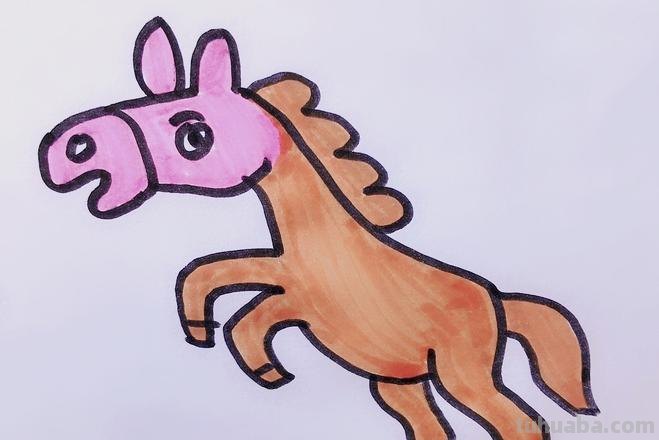 小马简笔画 小马简笔画简单可爱