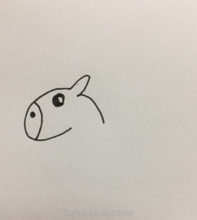 怎样画小马
