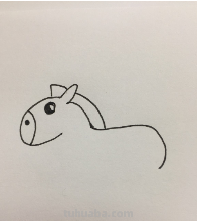 怎样画小马