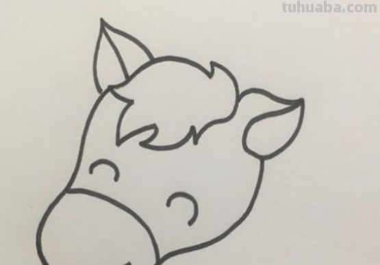 怎样画小马