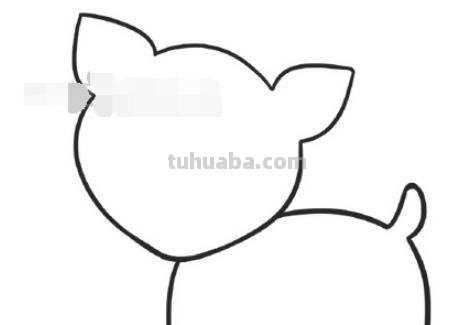 有角鹿怎么画简笔画 如何画鹿，鹿简笔画步骤图？