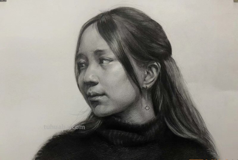 素描头像怎样画好脸部结构