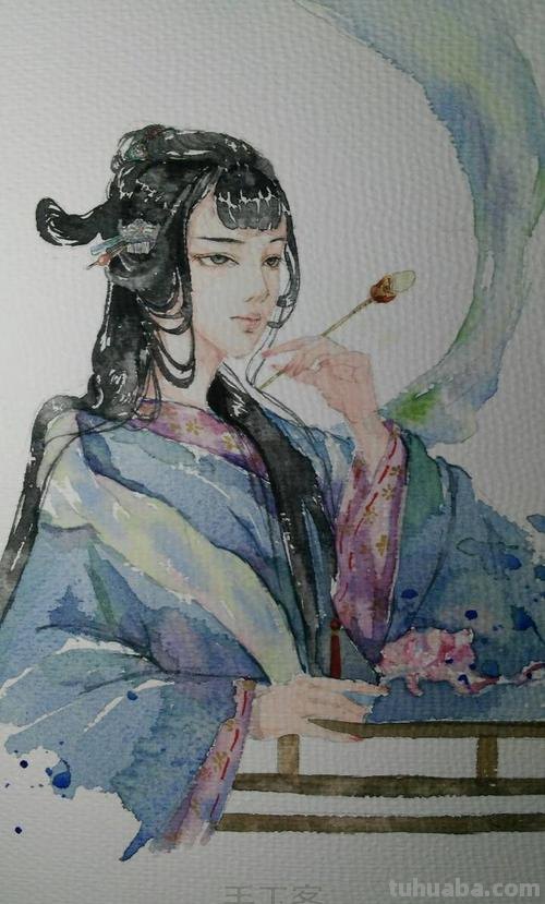 古风水彩.水彩教程 古风水彩.水彩教程视频