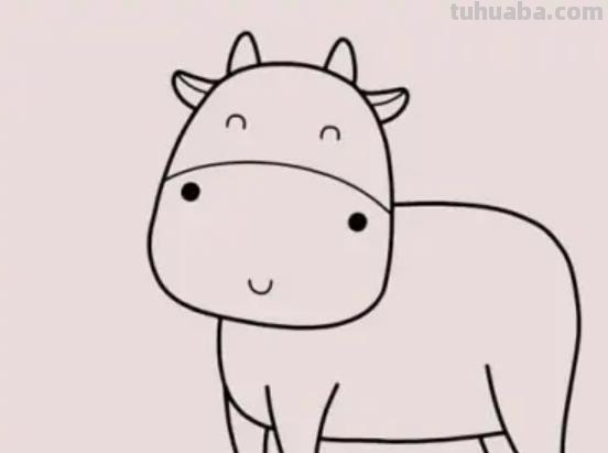 牛的简易画法