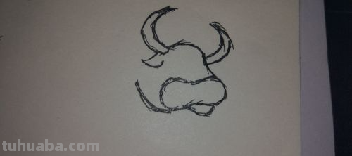 牛简笔画怎么画