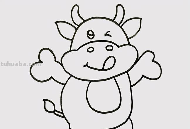 牛简笔画 牛简笔画图片大全