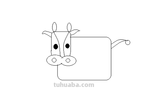 简笔画牛怎么画