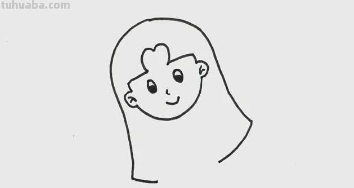 人怎么画简笔画 女孩