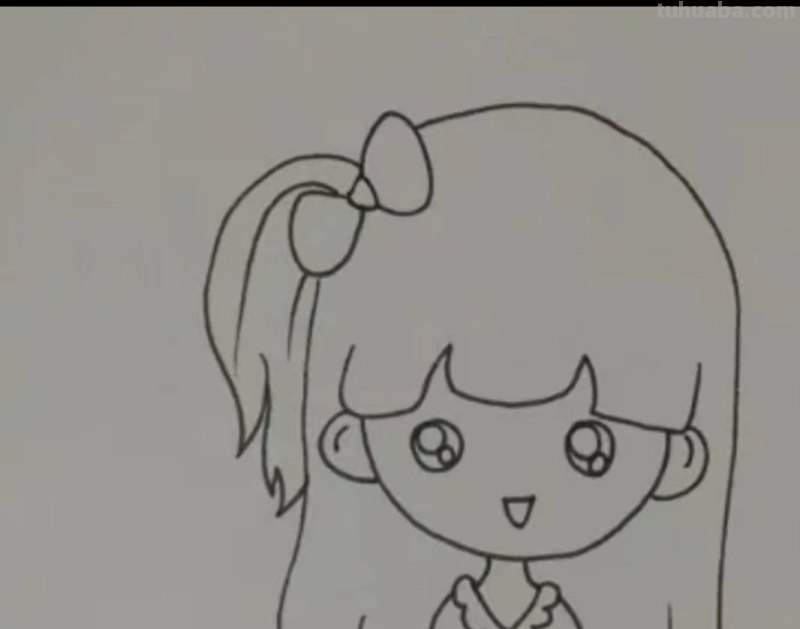 简单又可爱的小女孩怎么画