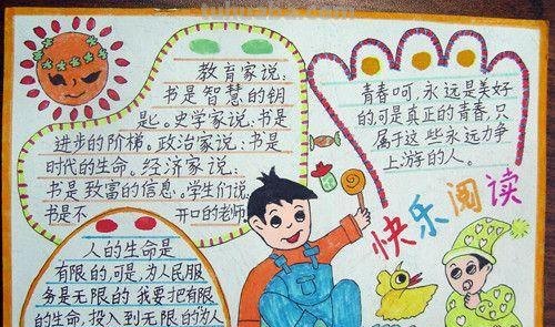 读书卡和手抄报怎么画图片 傻汉斯读书卡手抄报怎么做?