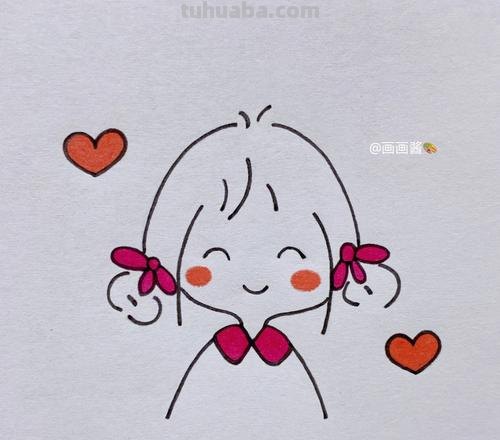 女孩简笔画教程图片 女孩简笔画教程图片大全