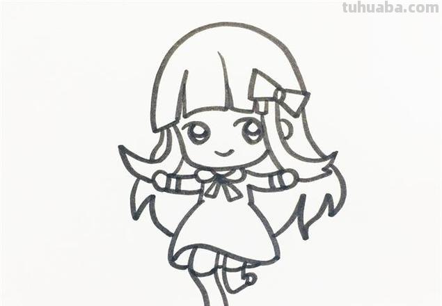 女孩简笔画教程图片 女孩简笔画教程图片大全