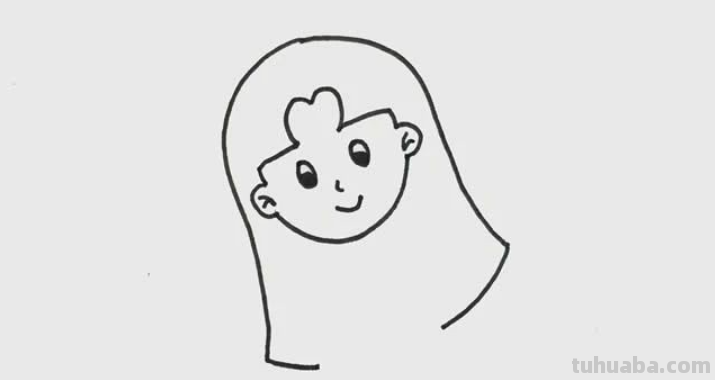 人怎么画简笔画 女孩