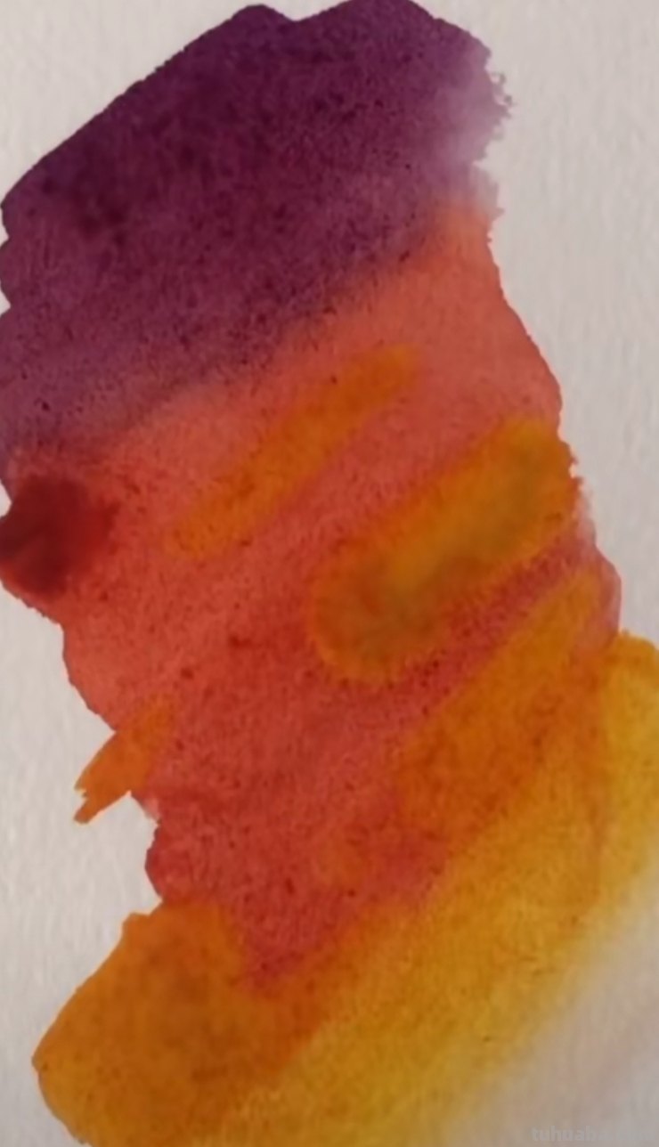 怎么用彩铅画日落夕阳 日落，彩色铅笔绘画，详细步骤教程？