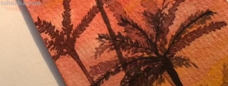 怎么用彩铅画日落夕阳 日落，彩色铅笔绘画，详细步骤教程？