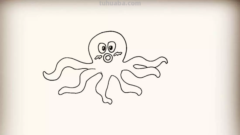 简笔画-章鱼