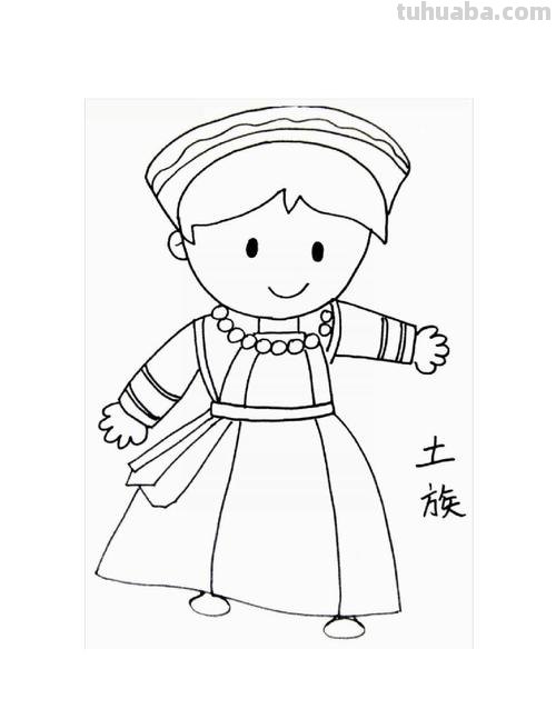 少数民族服饰简笔画教程,你最喜欢哪一款?