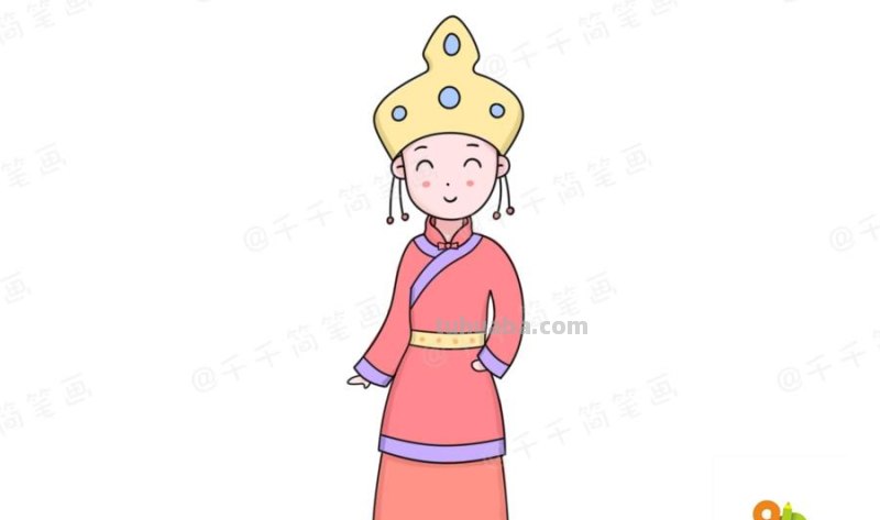 少数民族服饰简笔画教程，你最喜欢哪一款？