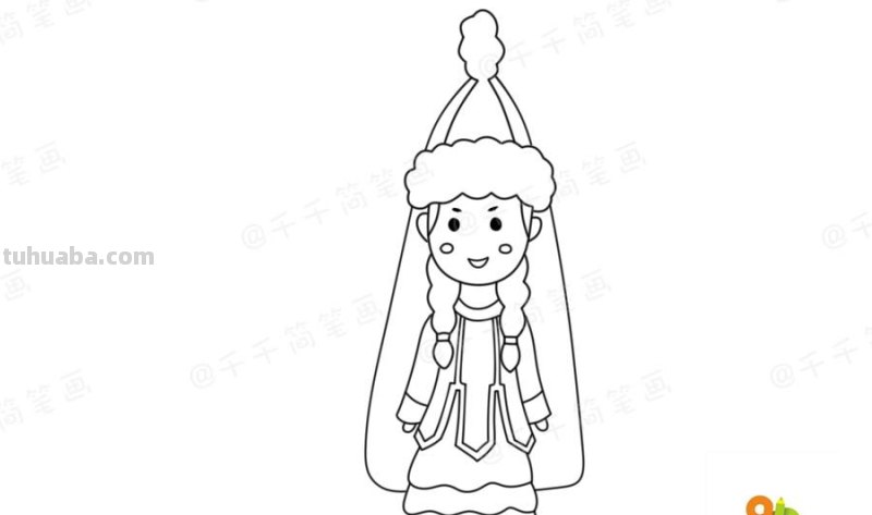 少数民族服饰简笔画教程，你最喜欢哪一款？
