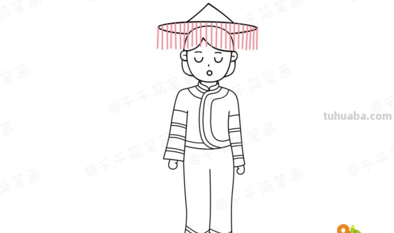 少数民族服饰简笔画教程，你最喜欢哪一款？