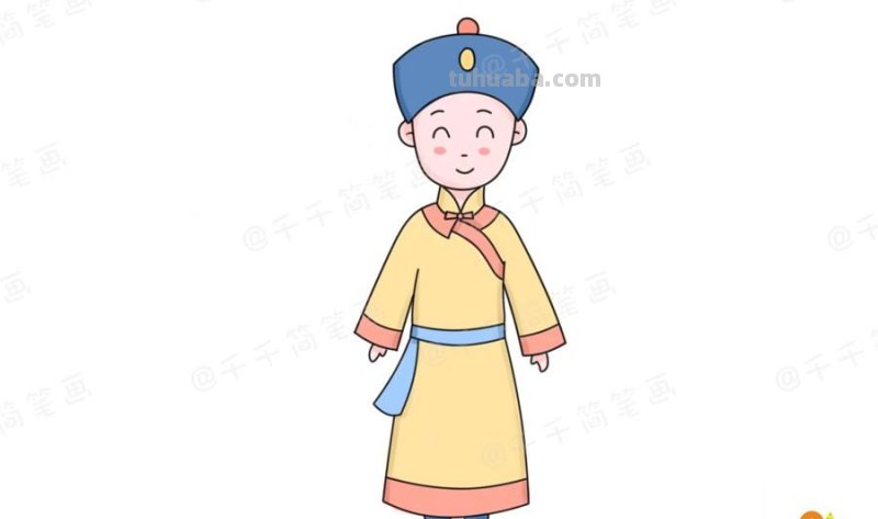 少数民族服饰简笔画教程，马住学起来！