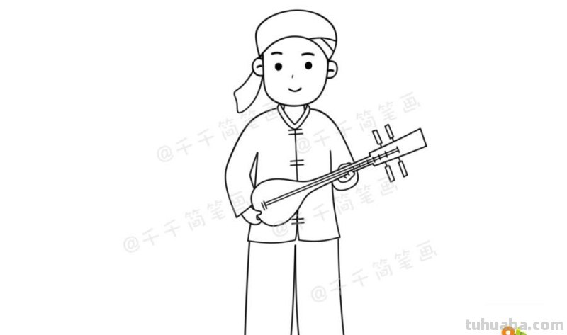 少数民族服饰简笔画教程，马住学起来！