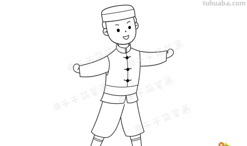 少数民族服饰简笔画教程，马住学起来！