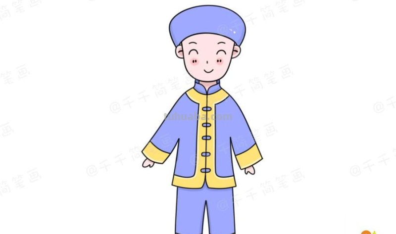 少数民族服饰简笔画教程，马住学起来！