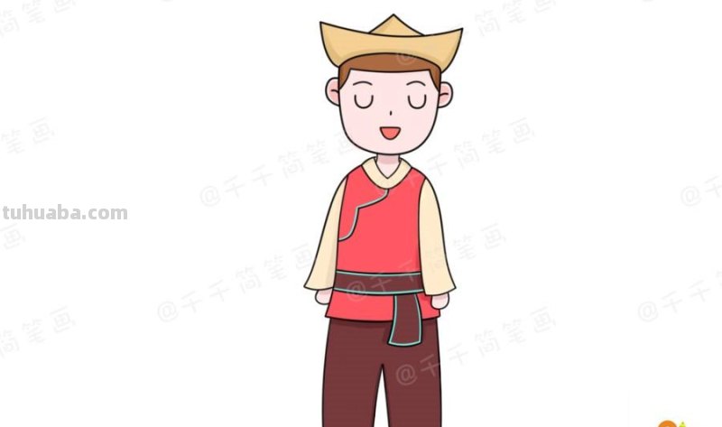 少数民族服饰简笔画教程，马住学起来！