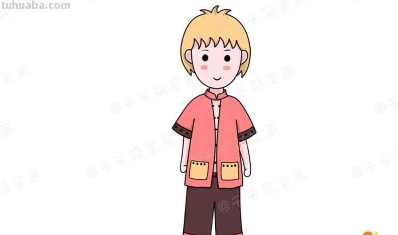 少数民族服饰简笔画教程，马住学起来！