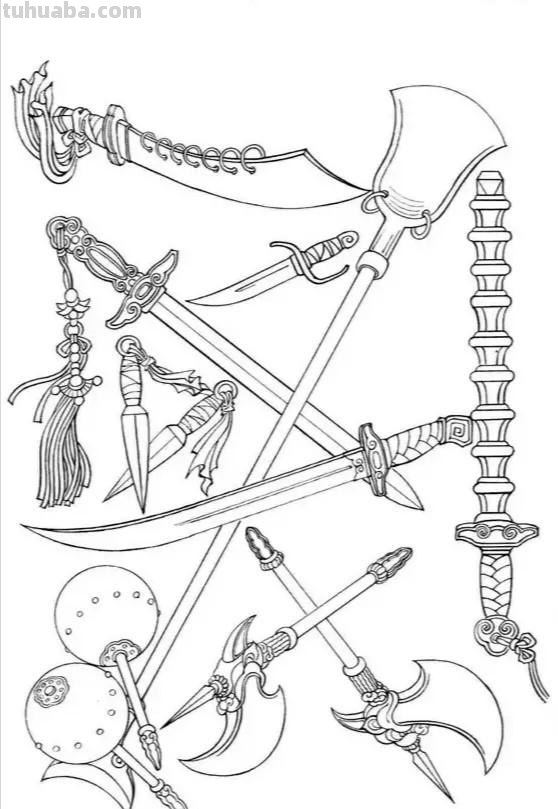 武将白描画法：从造型到线条，图解示范教你画，收藏起来临摹学习