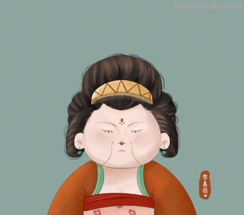 手绘｜大美唐朝仕女图