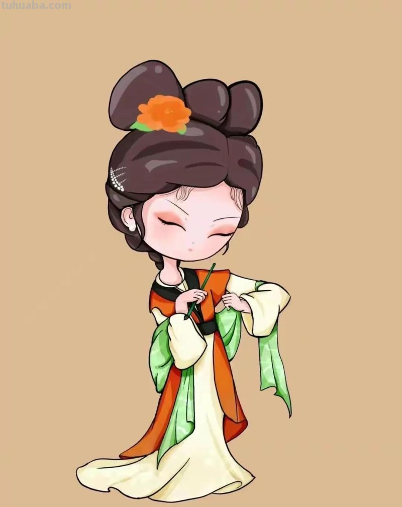 手绘｜大美唐朝仕女图