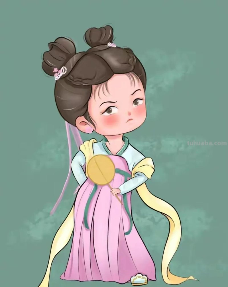 手绘｜大美唐朝仕女图