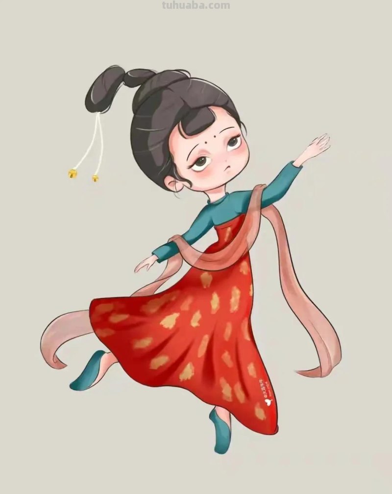 手绘｜大美唐朝仕女图