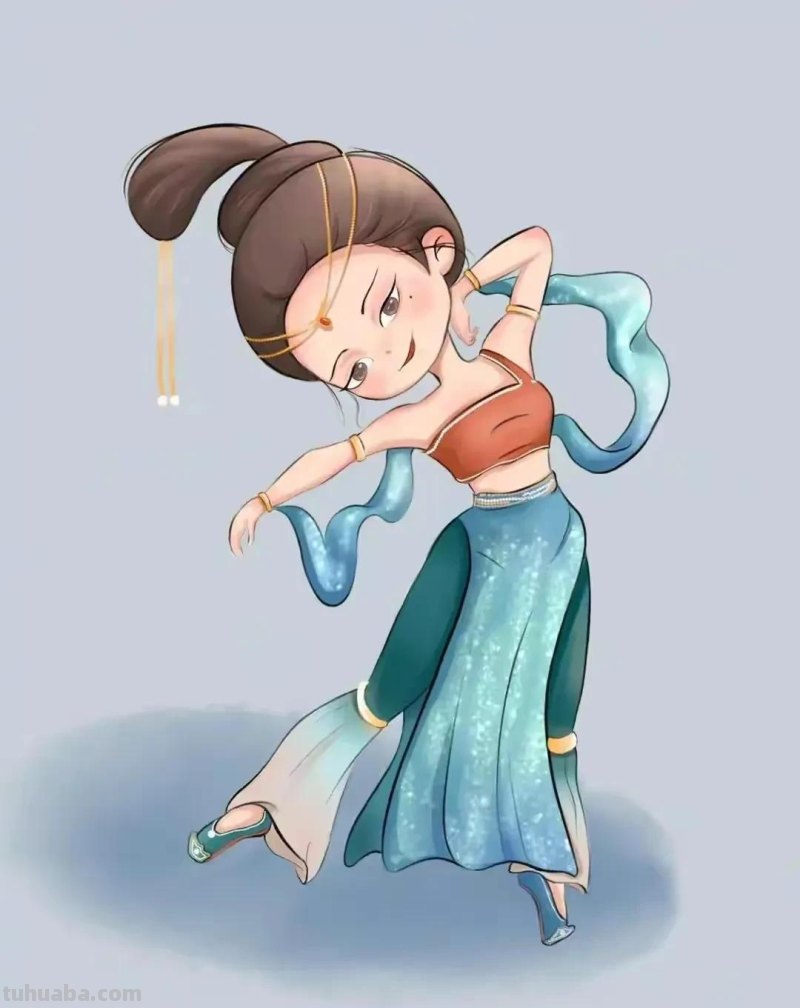 手绘｜大美唐朝仕女图