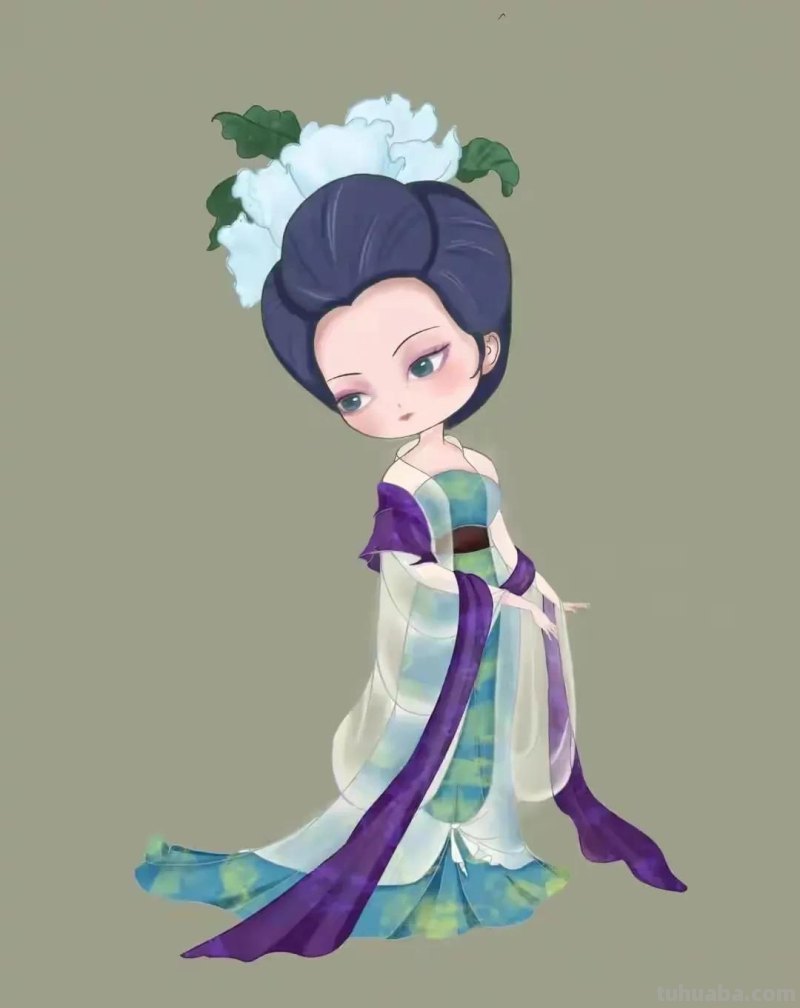 手绘｜大美唐朝仕女图