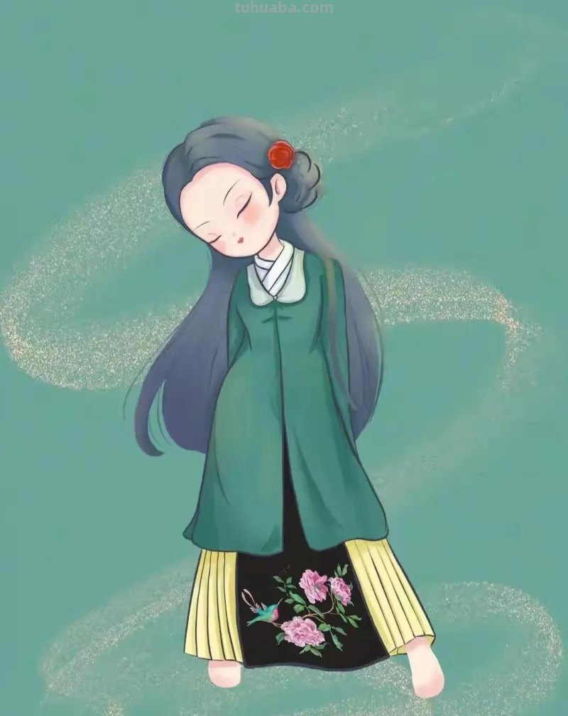 手绘｜大美唐朝仕女图