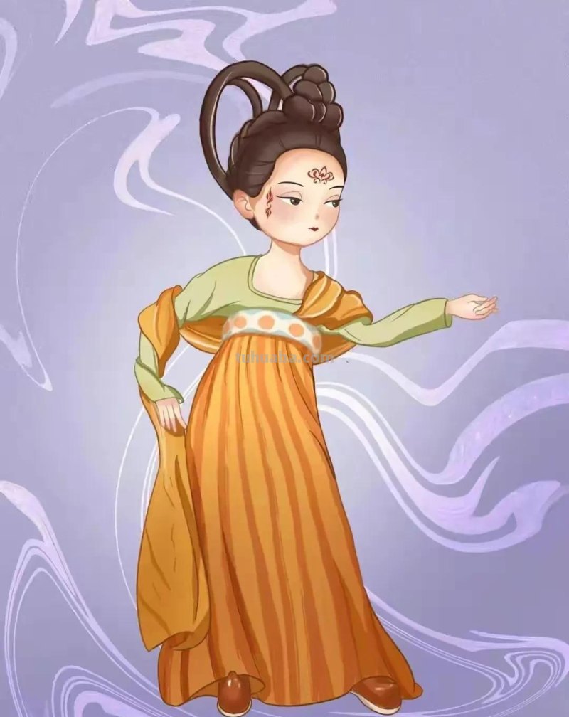 手绘｜大美唐朝仕女图
