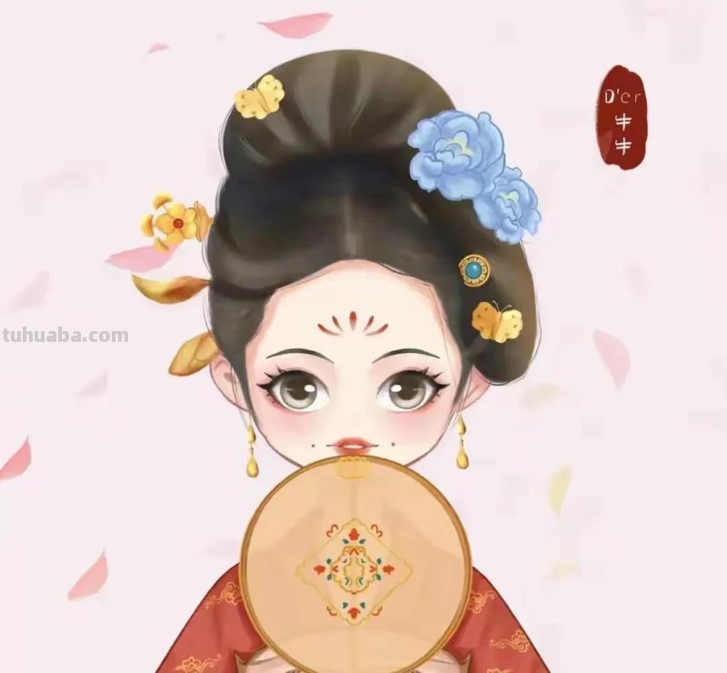 手绘｜大美唐朝仕女图