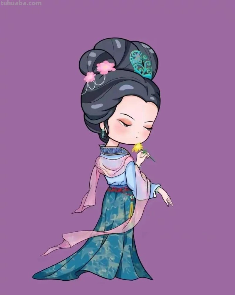 手绘｜大美唐朝仕女图