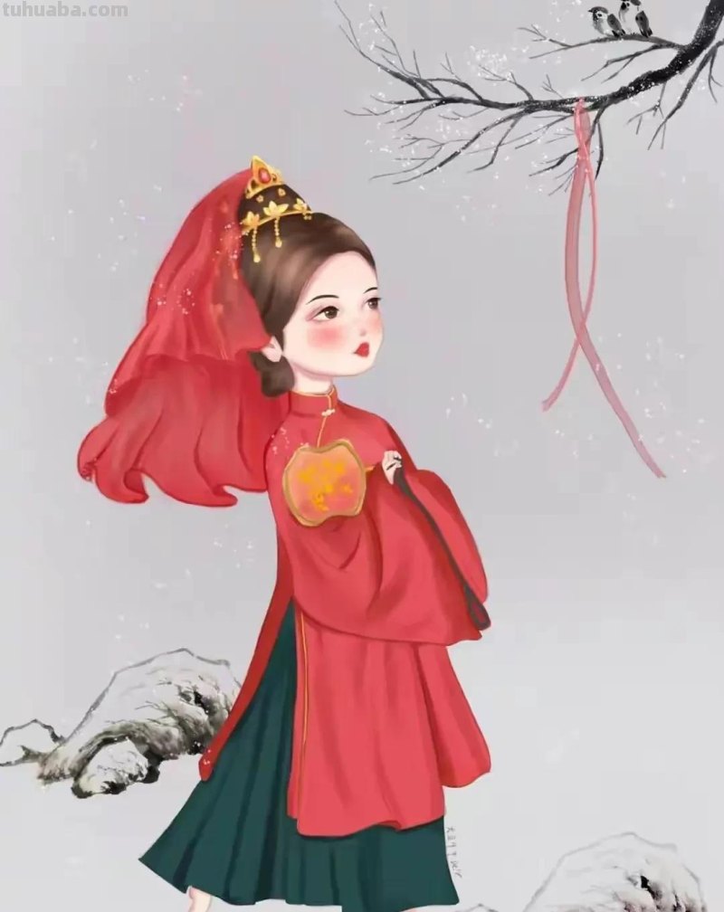 手绘｜大美唐朝仕女图