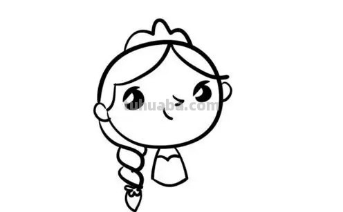 艾莎图片简笔画怎么画 最简单画小公主，冰雪女王艾莎公主画法教程？