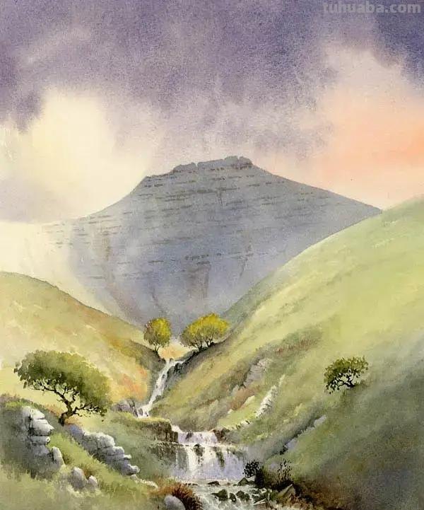 英国画家大卫.贝拉米风景水彩画专辑