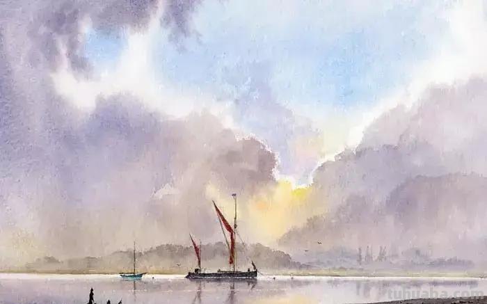 英国画家大卫.贝拉米风景水彩画专辑