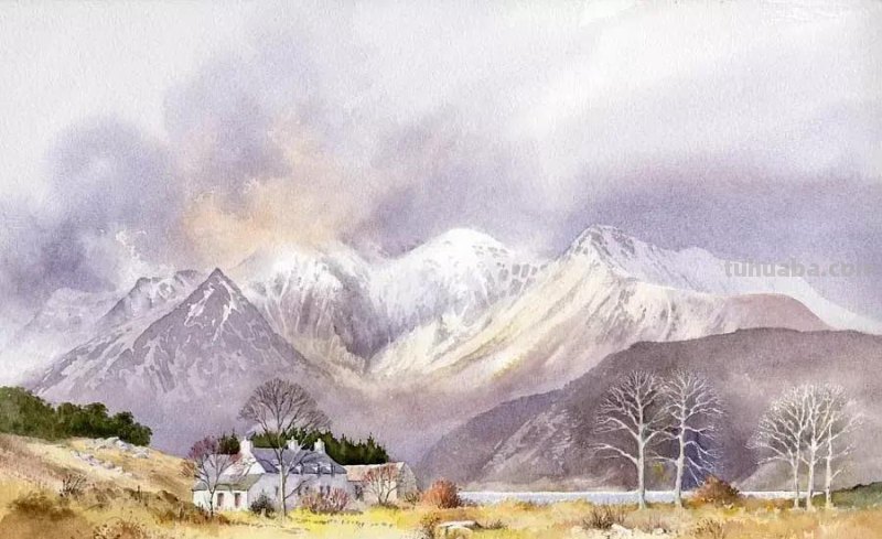 英国画家大卫.贝拉米风景水彩画专辑