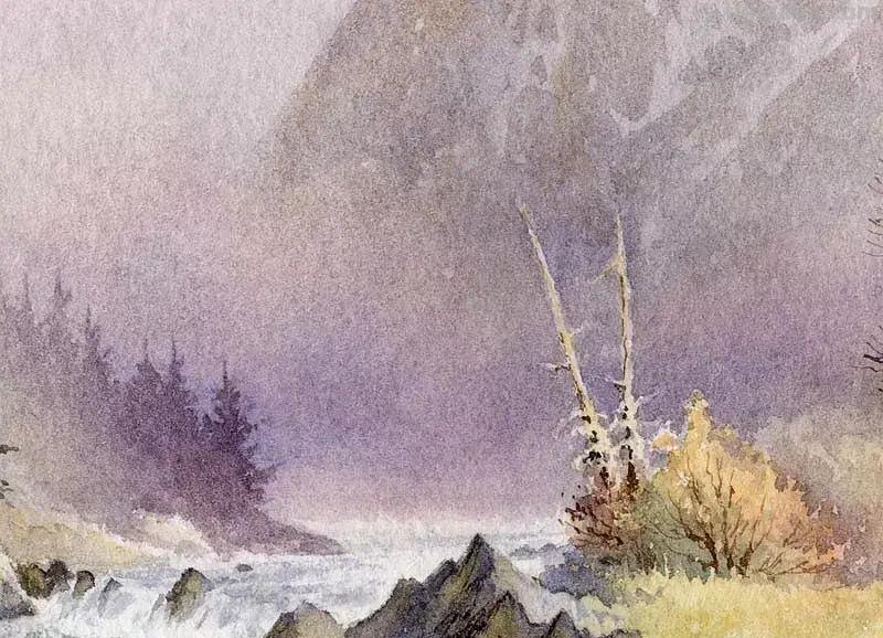 英国画家大卫.贝拉米风景水彩画专辑