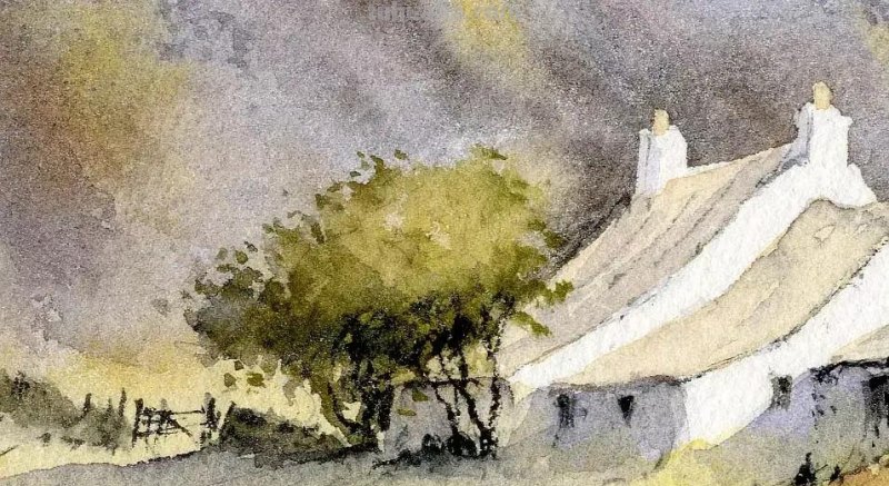 英国画家大卫.贝拉米风景水彩画专辑